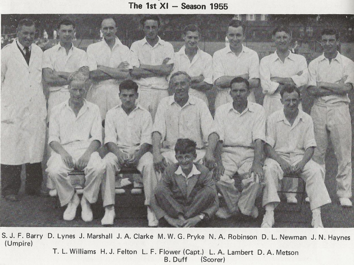 WHCC 1st XI - 1955