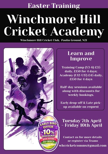 Cricket Camps Spring and Summer Cricket Camps 2026