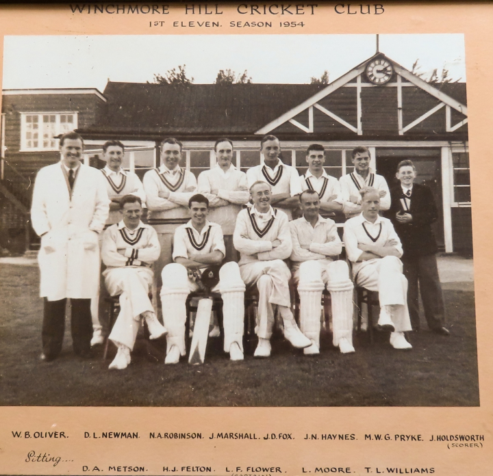 WHCC 1st XI 1954 