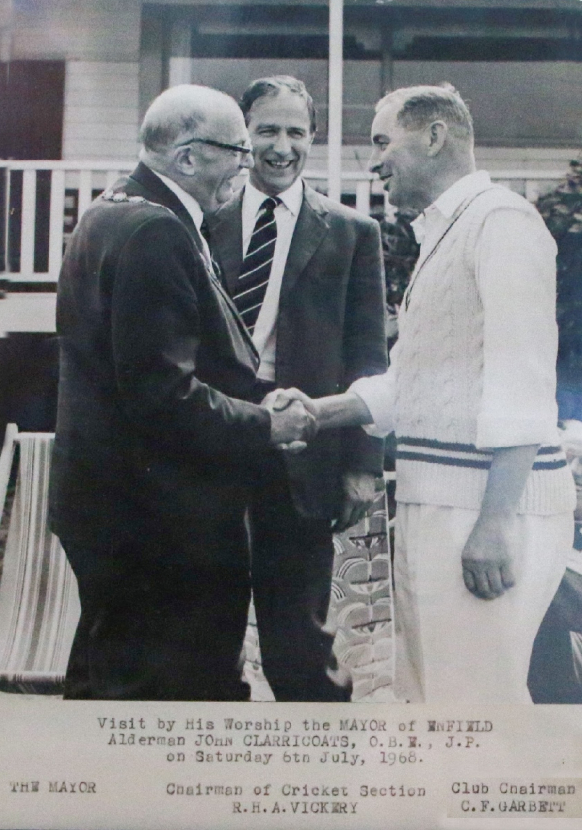 Mayor of Enfield visits WHCC - 6th July, 1968 