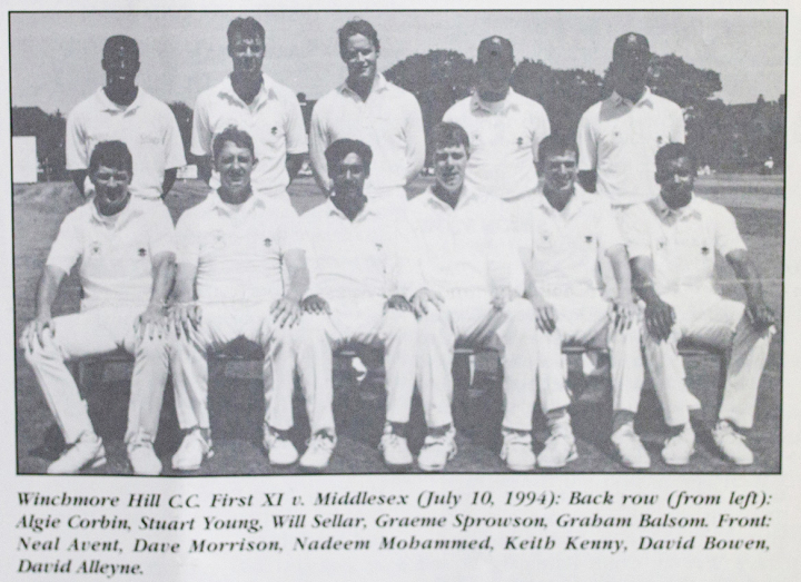 Neil Williams benefit match v WHCC - July 19th, 1994 