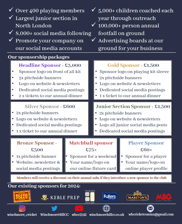 Sponsorship Opportunities